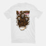 Black Coffee Terror-womens fitted tee-spoilerinc