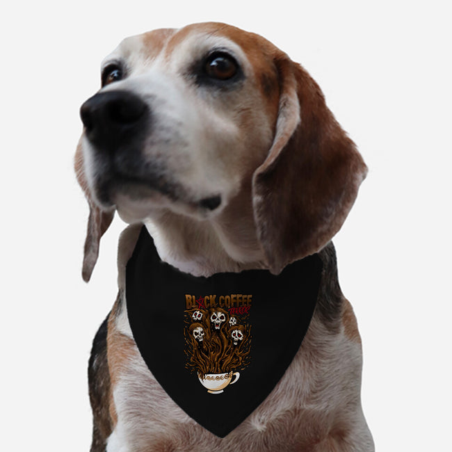 Black Coffee Terror-dog adjustable pet collar-spoilerinc