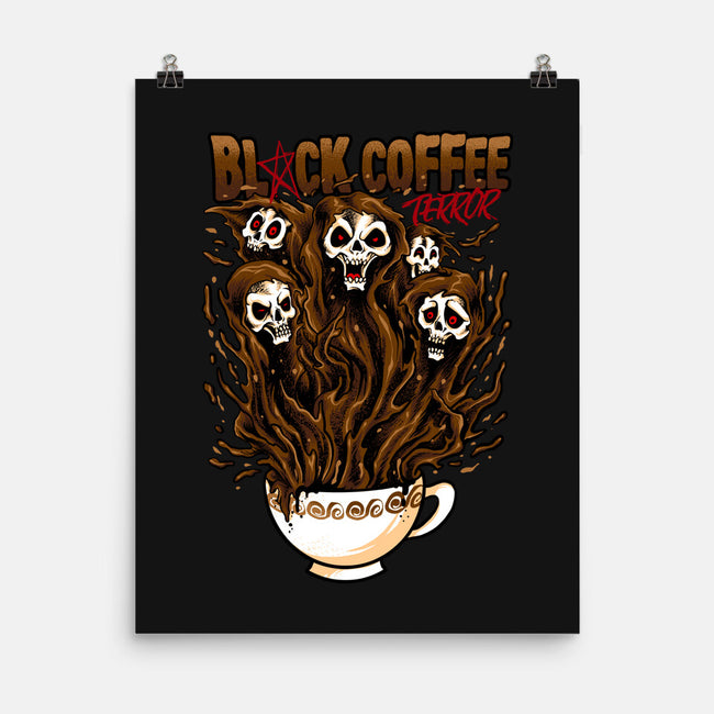 Black Coffee Terror-none matte poster-spoilerinc