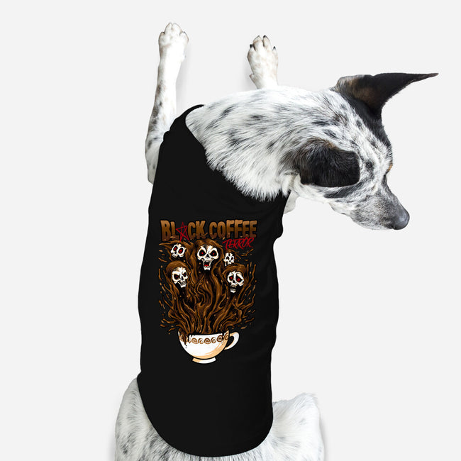 Black Coffee Terror-dog basic pet tank-spoilerinc