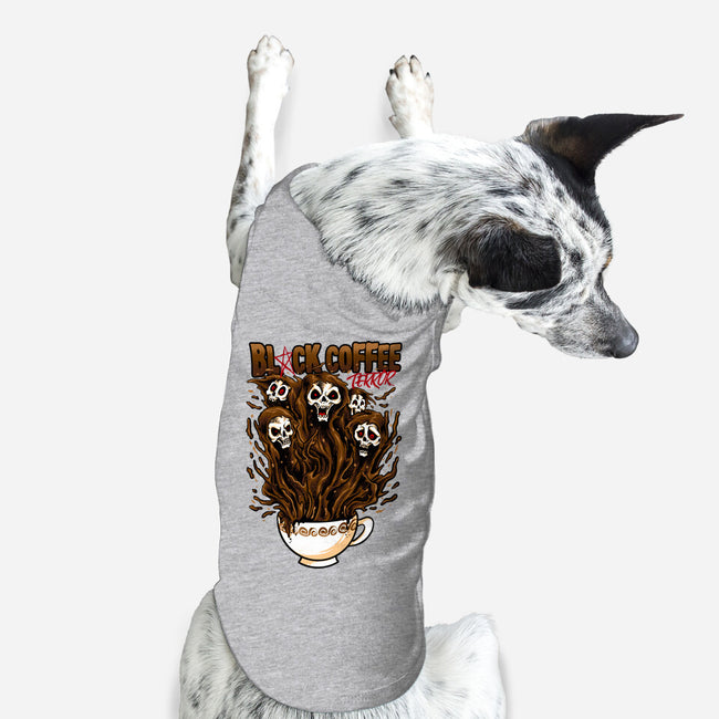 Black Coffee Terror-dog basic pet tank-spoilerinc