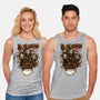 Black Coffee Terror-unisex basic tank-spoilerinc