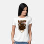 Black Coffee Terror-womens basic tee-spoilerinc