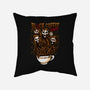 Black Coffee Terror-none removable cover w insert throw pillow-spoilerinc
