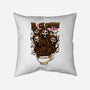 Black Coffee Terror-none removable cover w insert throw pillow-spoilerinc