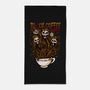 Black Coffee Terror-none beach towel-spoilerinc