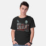 Visit Mr. Barlow-mens basic tee-goodidearyan