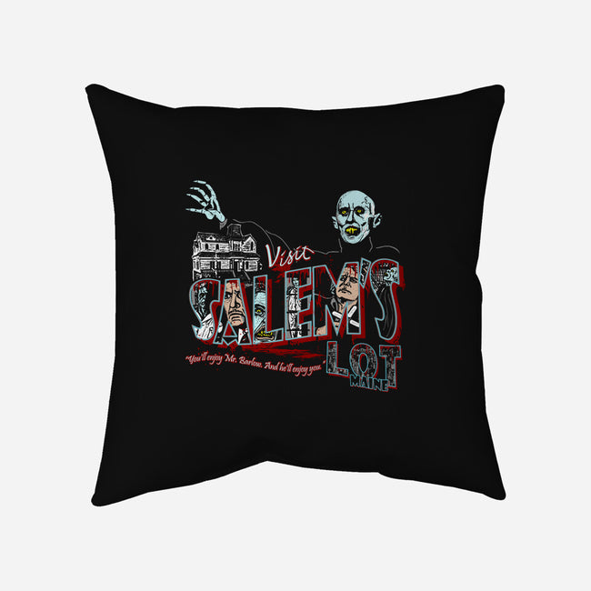 Visit Mr. Barlow-none removable cover w insert throw pillow-goodidearyan