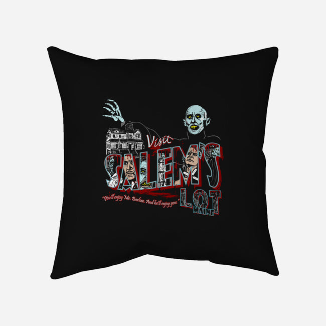 Visit Mr. Barlow-none removable cover throw pillow-goodidearyan
