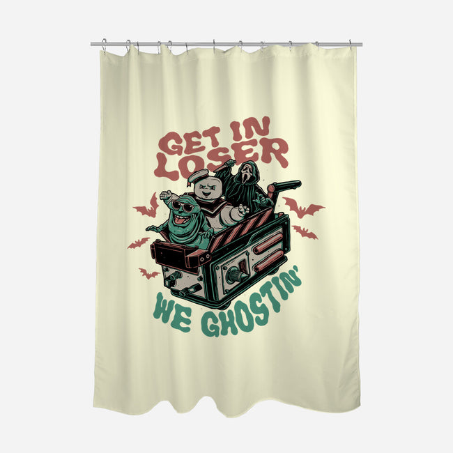 We Ghostin-none polyester shower curtain-momma_gorilla