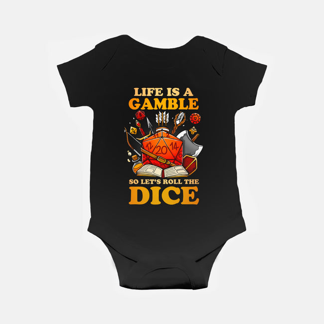 Gamble Dice-baby basic onesie-Vallina84