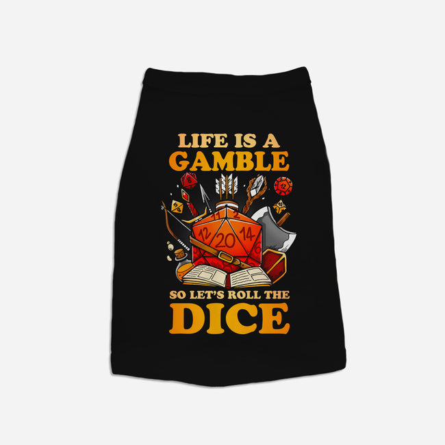 Gamble Dice-dog basic pet tank-Vallina84