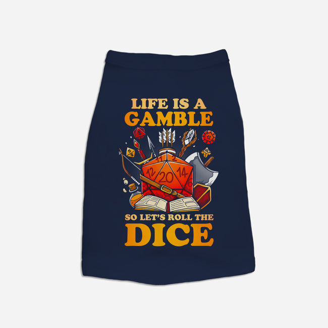 Gamble Dice-dog basic pet tank-Vallina84