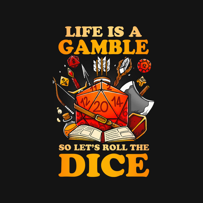 Gamble Dice-none removable cover w insert throw pillow-Vallina84