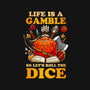 Gamble Dice-none removable cover w insert throw pillow-Vallina84