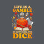 Gamble Dice-none removable cover w insert throw pillow-Vallina84