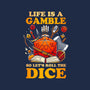Gamble Dice-none removable cover w insert throw pillow-Vallina84