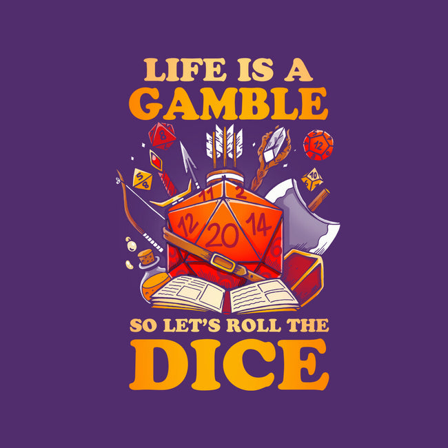 Gamble Dice-none stretched canvas-Vallina84