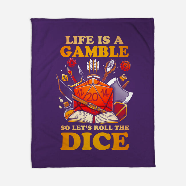 Gamble Dice-none fleece blanket-Vallina84