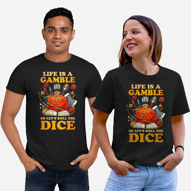 Gamble Dice-unisex basic tee-Vallina84