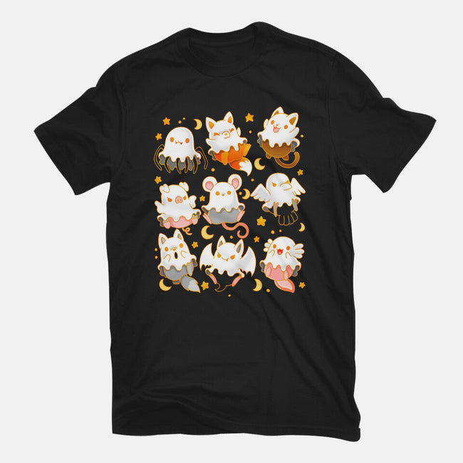 Spooky Animals-unisex basic tee-Vallina84