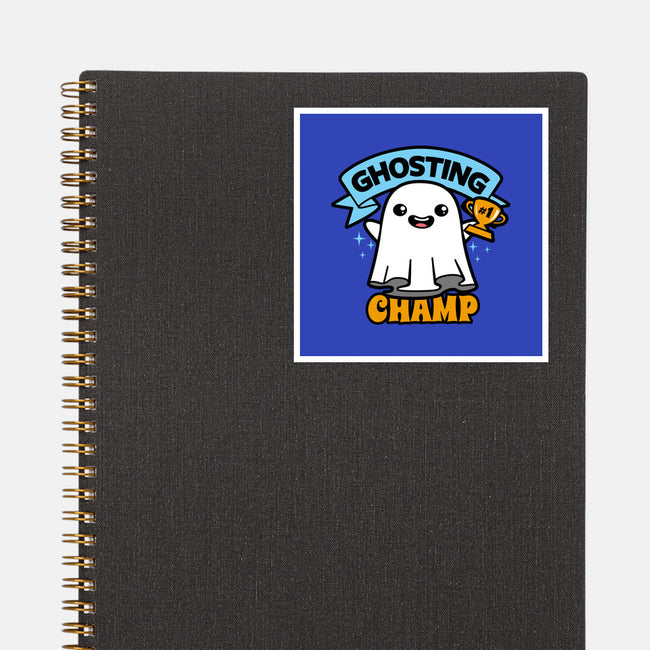 Ghosting Champion-none glossy sticker-Boggs Nicolas