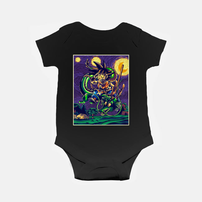 Starry Dragon-baby basic onesie-Gomsky
