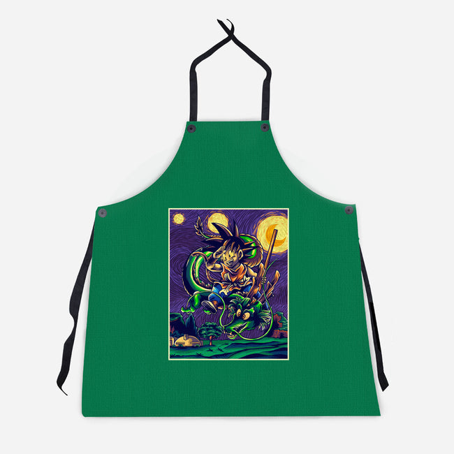 Starry Dragon-unisex kitchen apron-Gomsky