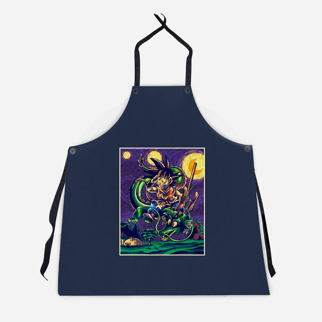 Starry Dragon-unisex kitchen apron-Gomsky