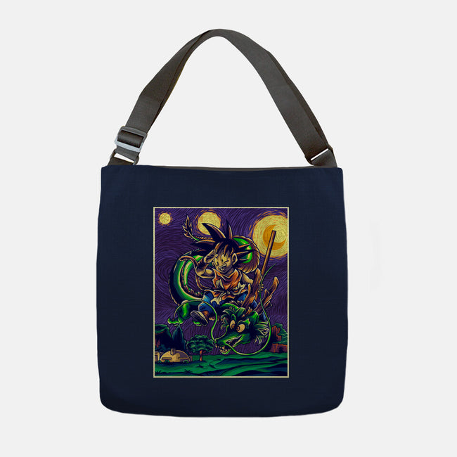 Starry Dragon-none adjustable tote bag-Gomsky