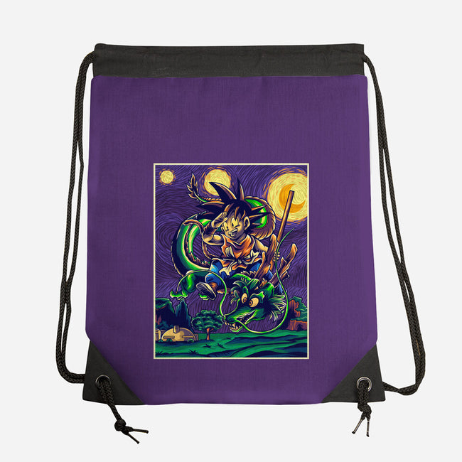 Starry Dragon-none drawstring bag-Gomsky