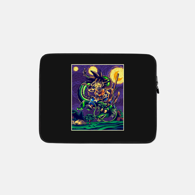 Starry Dragon-none zippered laptop sleeve-Gomsky