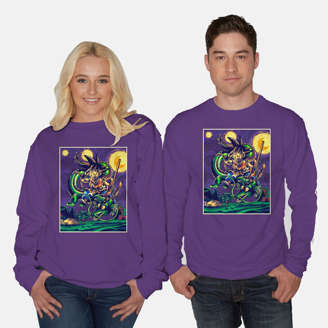 Starry Dragon-unisex crew neck sweatshirt-Gomsky