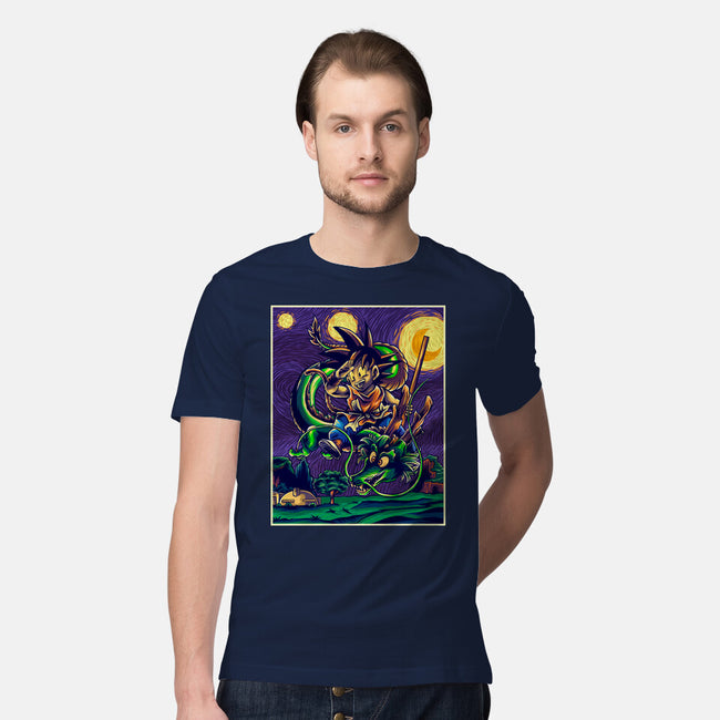 Starry Dragon-mens premium tee-Gomsky