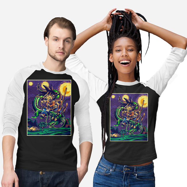 Starry Dragon-unisex baseball tee-Gomsky