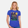 Starry Dragon-womens fitted tee-Gomsky