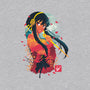 Yor Ukiyo E-womens v-neck tee-dandingeroz