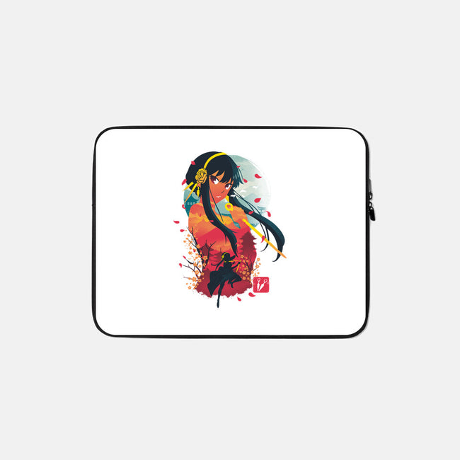 Yor Ukiyo E-none zippered laptop sleeve-dandingeroz