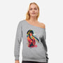 Yor Ukiyo E-womens off shoulder sweatshirt-dandingeroz