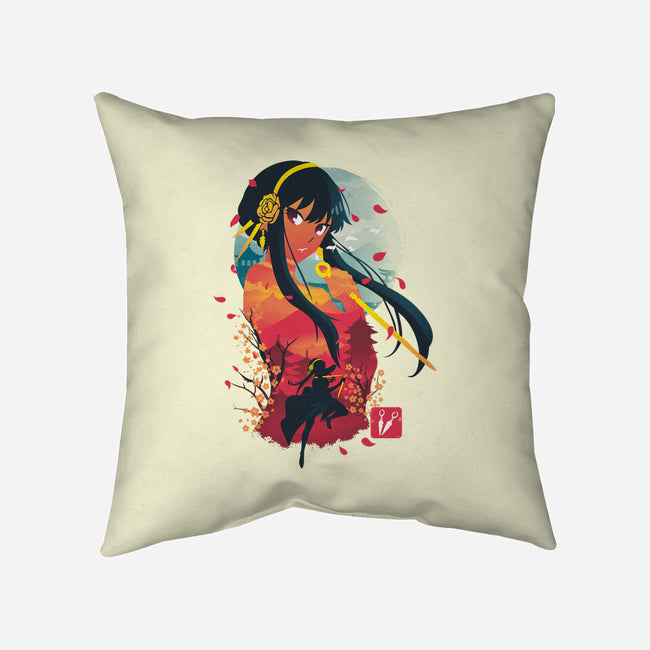 Yor Ukiyo E-none removable cover w insert throw pillow-dandingeroz