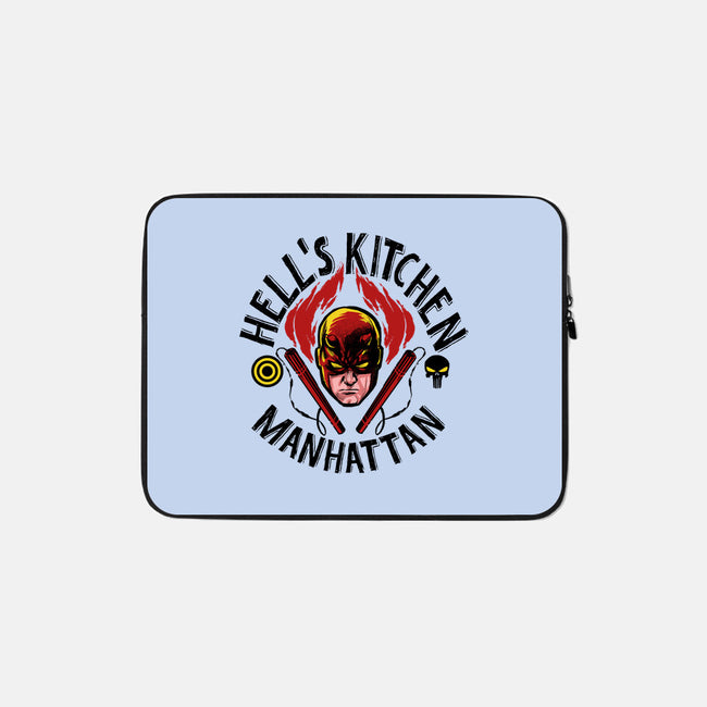 Hell's Kitchen-none zippered laptop sleeve-zascanauta