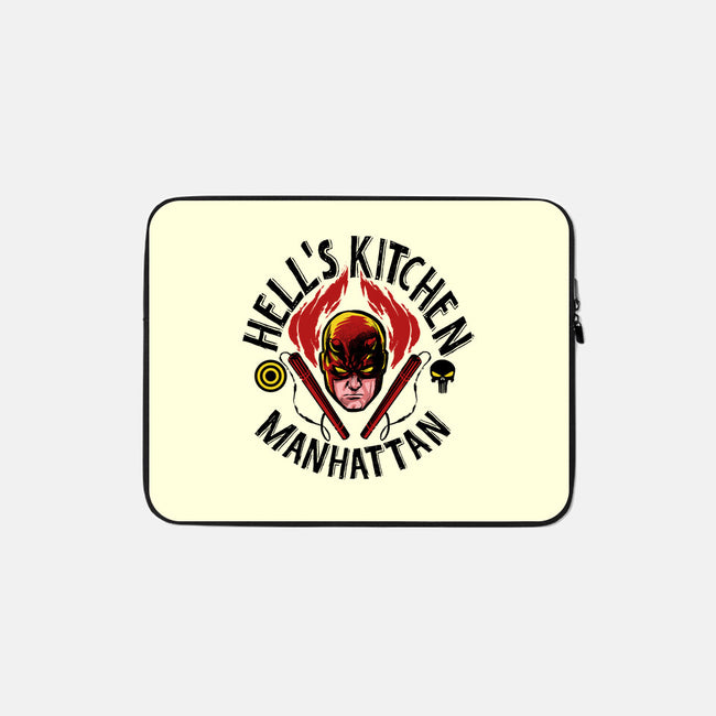 Hell's Kitchen-none zippered laptop sleeve-zascanauta