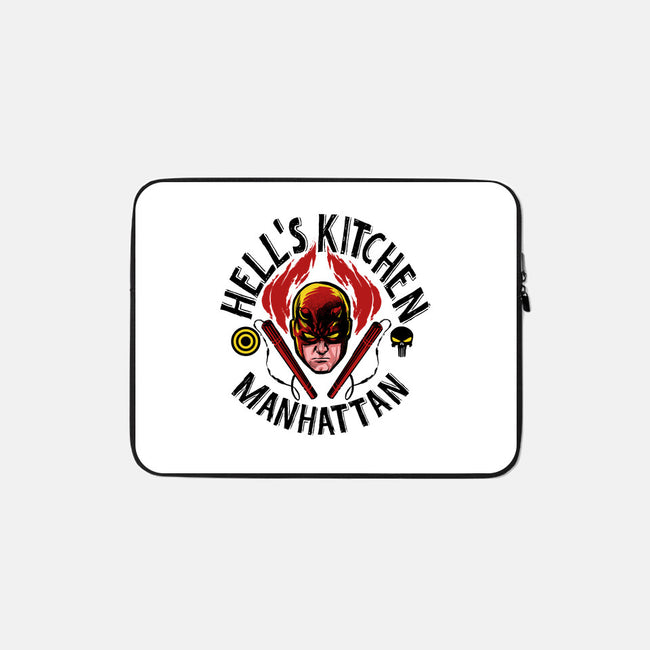 Hell's Kitchen-none zippered laptop sleeve-zascanauta