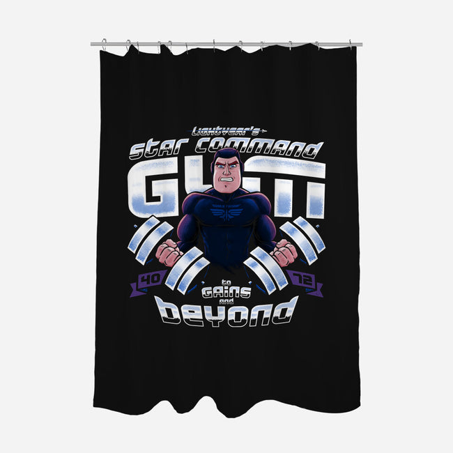 To Gains And Beyond-none polyester shower curtain-teesgeex