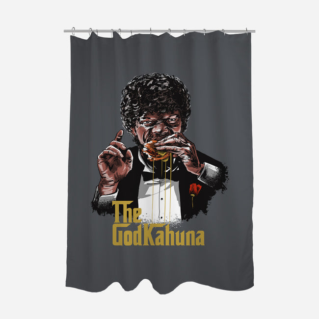 The Godkahuna-none polyester shower curtain-zascanauta