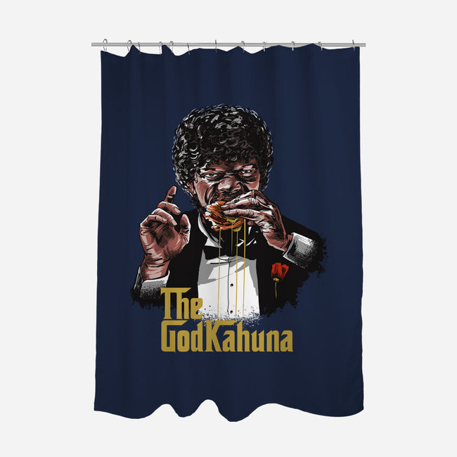 The Godkahuna-none polyester shower curtain-zascanauta