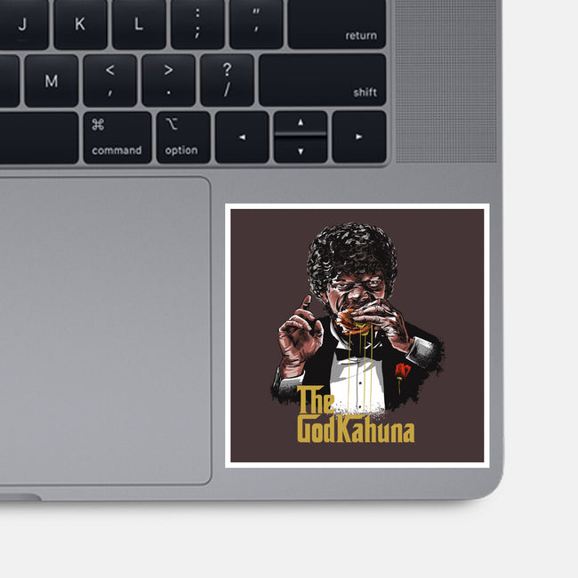 The Godkahuna-none glossy sticker-zascanauta