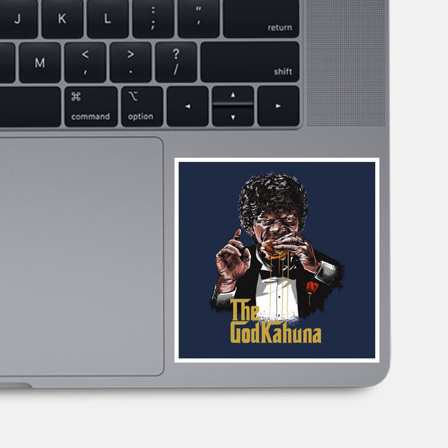 The Godkahuna-none glossy sticker-zascanauta