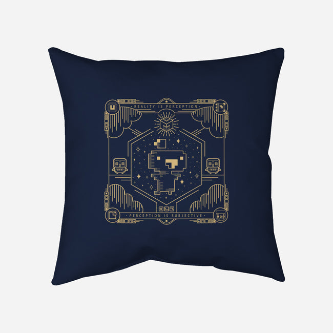 With A Fez-none removable cover throw pillow-Loreley Panacoton