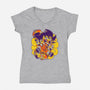 Rad Kid-womens v-neck tee-estudiofitas
